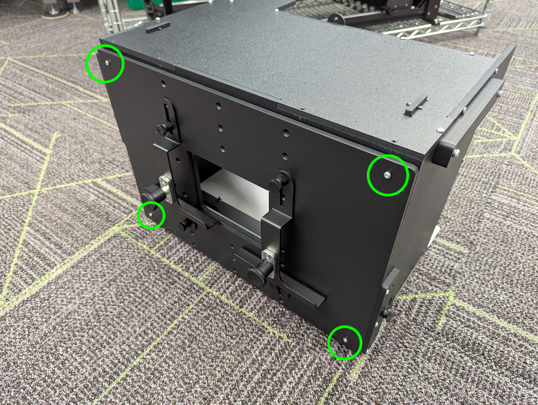 Placas de tope modulares para tornillos de Retrofit
