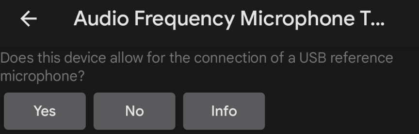 audio microphone test