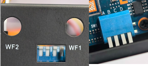 Posizione dei ponticelli di bootstrap