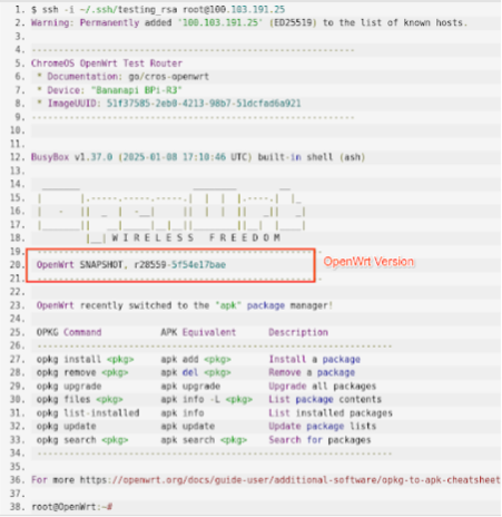 SSH를 사용하여 AP에 연결