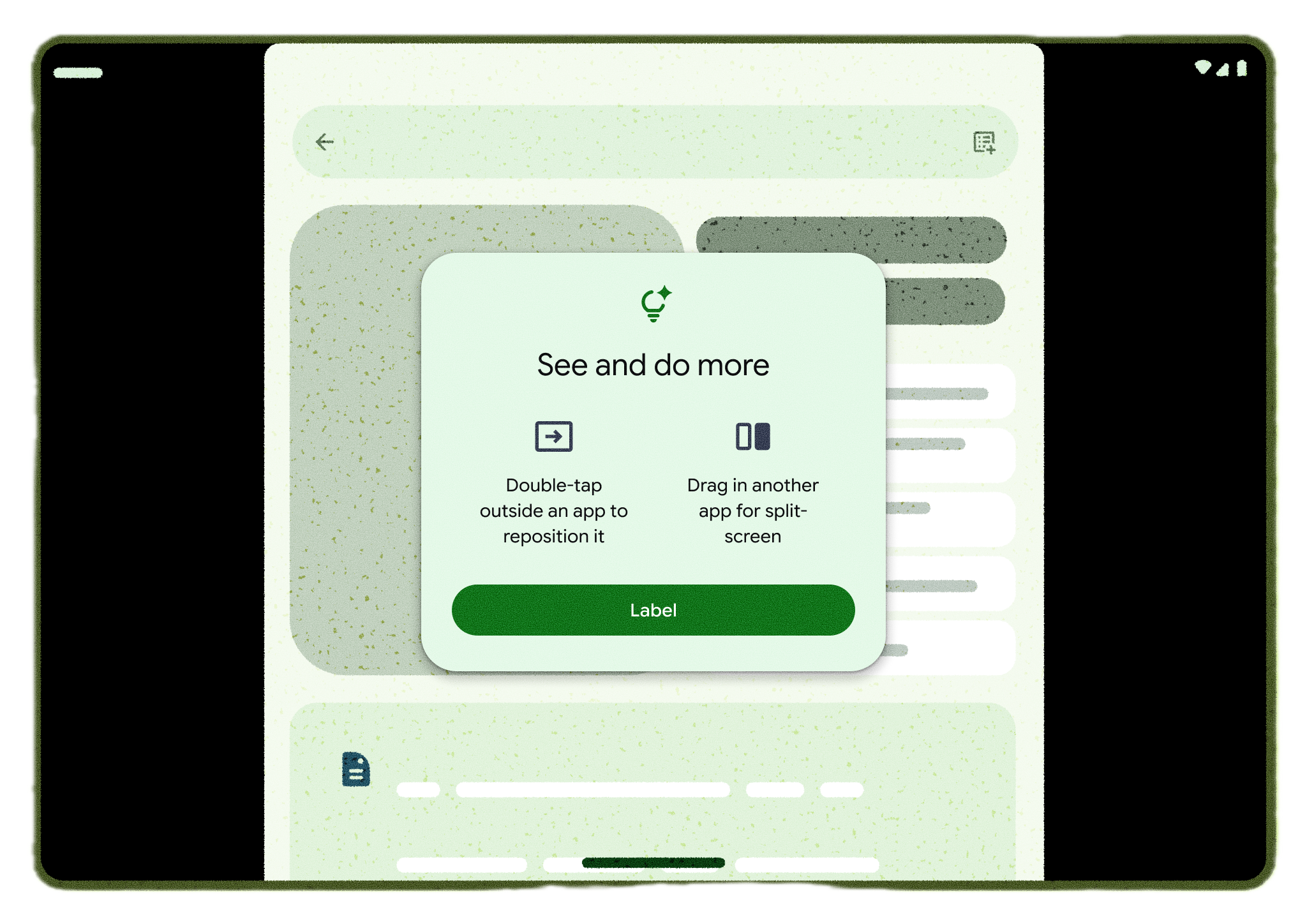 针对全屏应用的竖屏模式教育