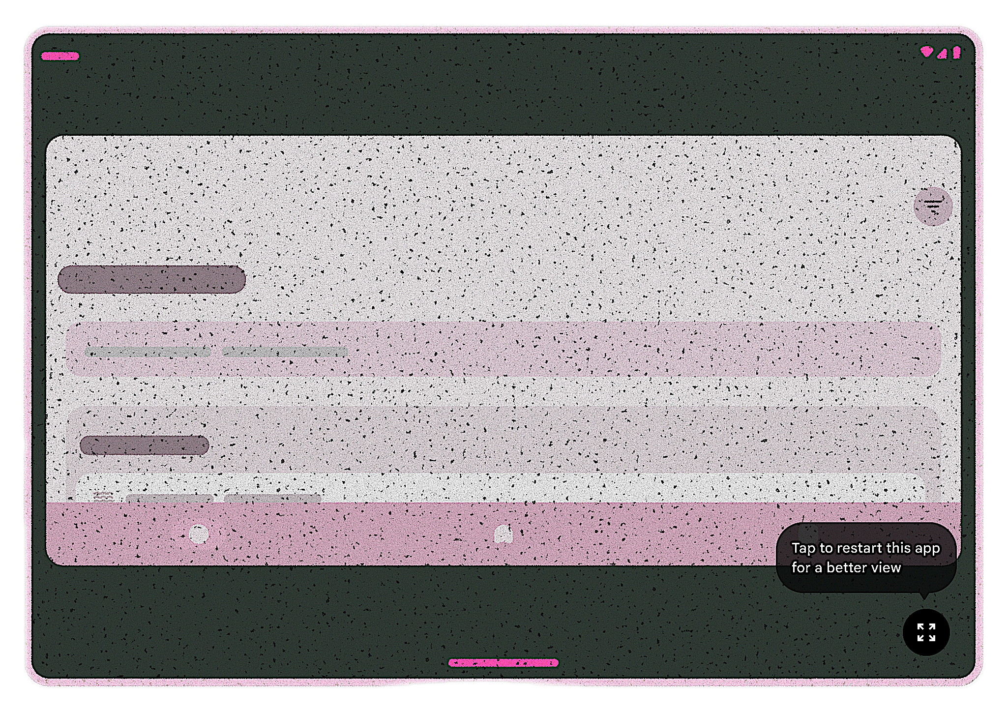 尺寸兼容性重启按钮的示例。