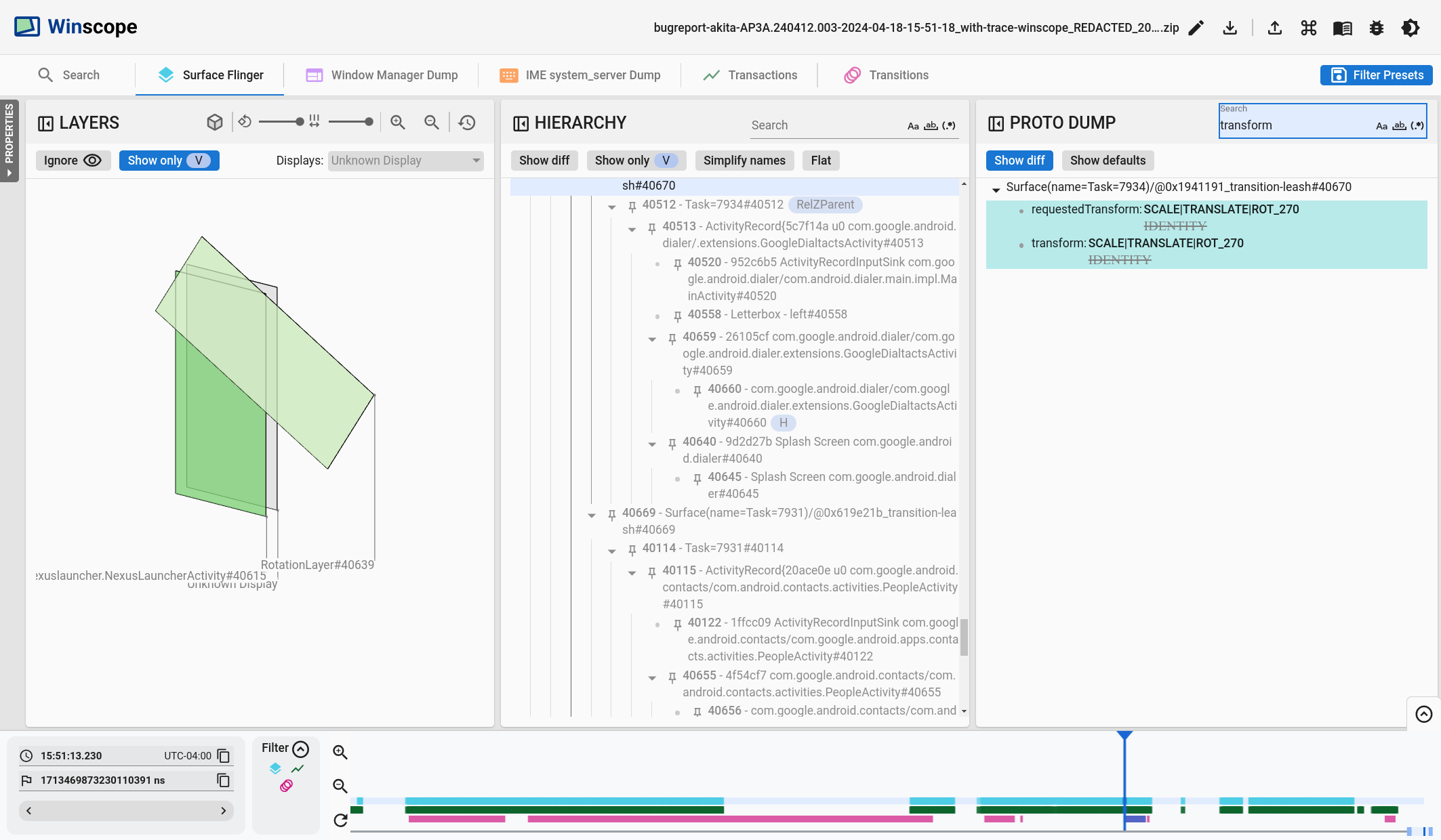 Identificación del parpadeo