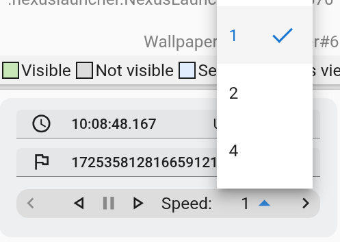 پخش Trace playback